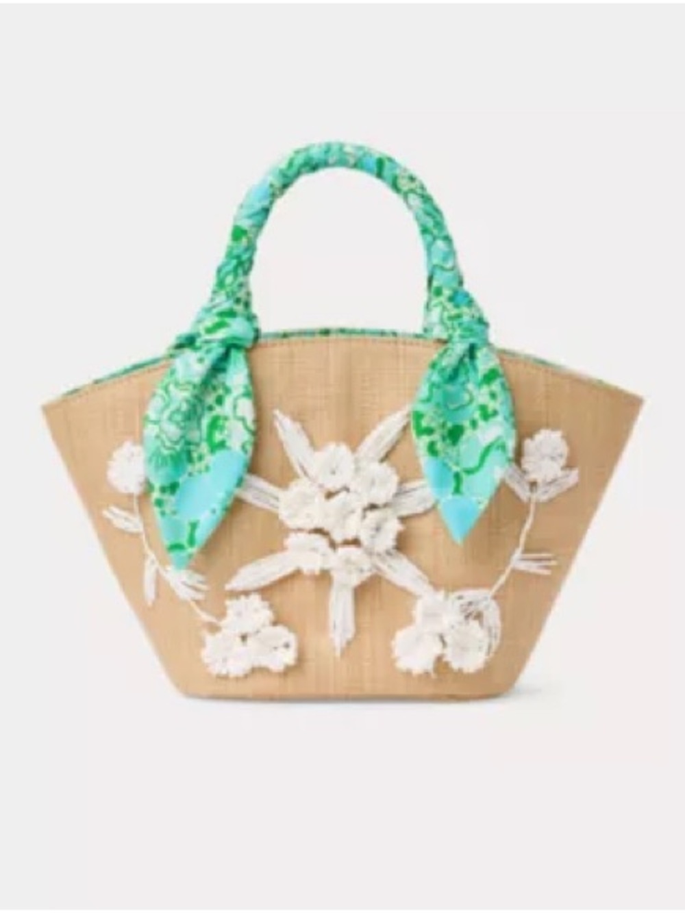 Lilly Pulitzer new straw tote bag purse GWP spring summer new! - Picture 2 of 3